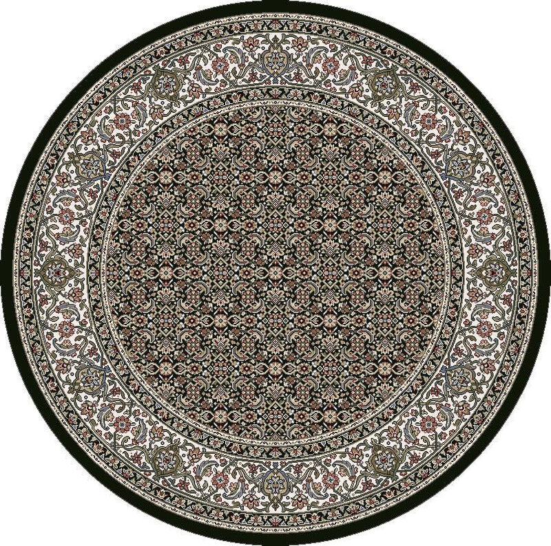 ANCIENT GARDEN 57011-3263 BLACK/IVORY - Modern Rug Importers