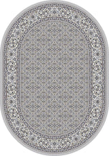 ANCIENT GARDEN 57011-9666 SOFT GREY/CREAM - Modern Rug Importers
