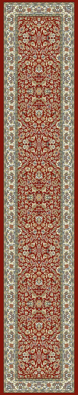 ANCIENT GARDEN 57078-1414 RED/IVORY - Modern Rug Importers
