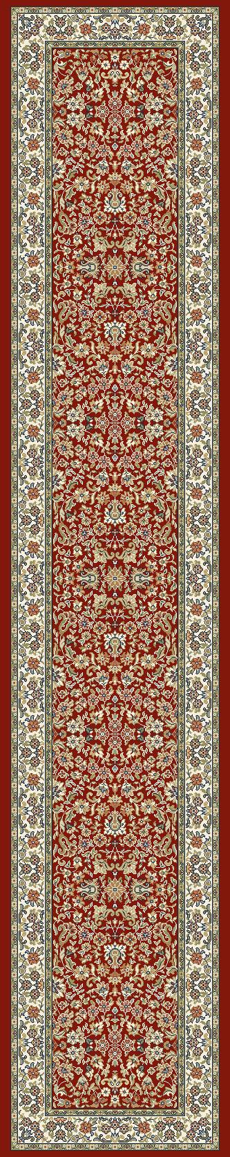 ANCIENT GARDEN 57078-1414 RED/IVORY - Modern Rug Importers