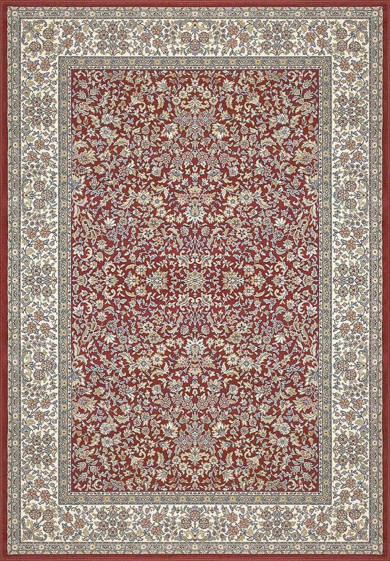 ANCIENT GARDEN 57078-1414 RED/IVORY - Modern Rug Importers