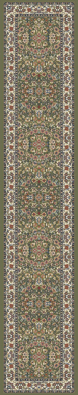 ANCIENT GARDEN 57078-4444 GREEN/IVORY - Modern Rug Importers