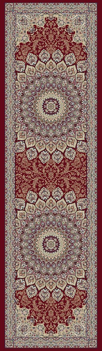 ANCIENT GARDEN 57090-1484 RED - Modern Rug Importers