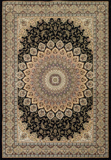 ANCIENT GARDEN 57090-3484 NAVY - Modern Rug Importers