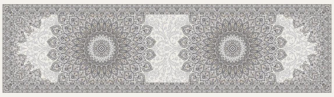 ANCIENT GARDEN 57090-6666 CREAM/GREY - Modern Rug Importers