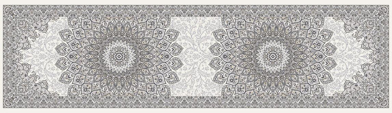 ANCIENT GARDEN 57090-6666 CREAM/GREY - Modern Rug Importers