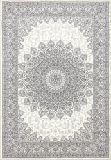ANCIENT GARDEN 57090-6666 CREAM/GREY - Modern Rug Importers