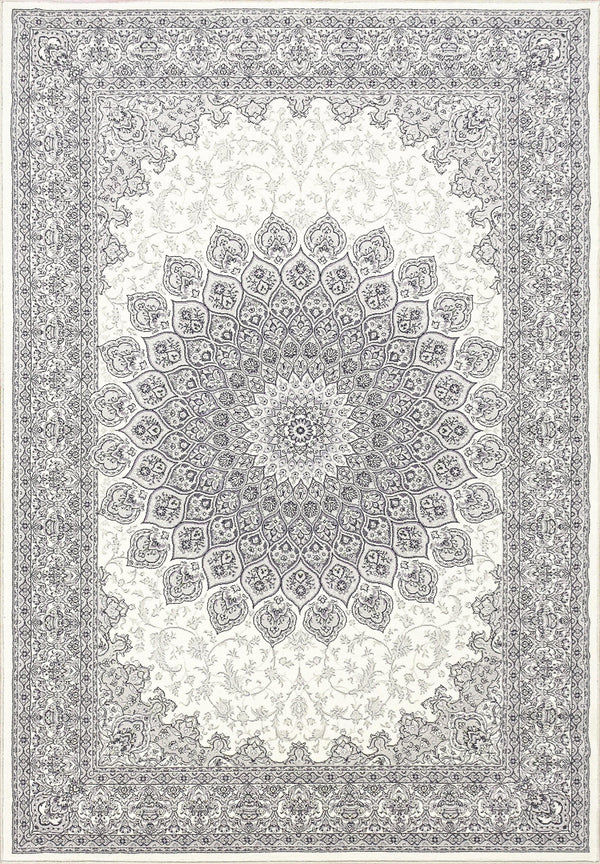 ANCIENT GARDEN 57090-6666 CREAM/GREY - Modern Rug Importers
