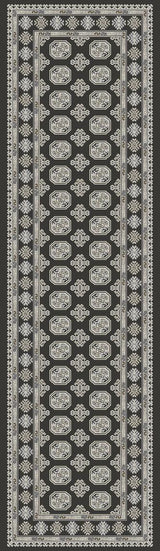 ANCIENT GARDEN 57102-3636 CHARCOAL/SILVER - Modern Rug Importers