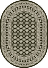 ANCIENT GARDEN 57102-3636 CHARCOAL/SILVER - Modern Rug Importers