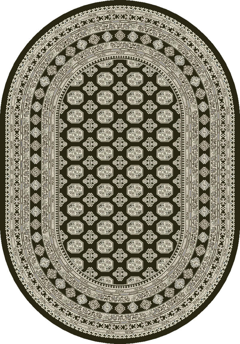 ANCIENT GARDEN 57102-3636 CHARCOAL/SILVER - Modern Rug Importers