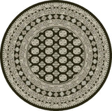 ANCIENT GARDEN 57102-3636 CHARCOAL/SILVER - Modern Rug Importers