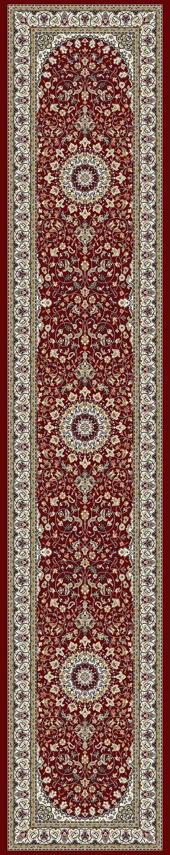 ANCIENT GARDEN 57119-1414 RED/IVORY - Modern Rug Importers