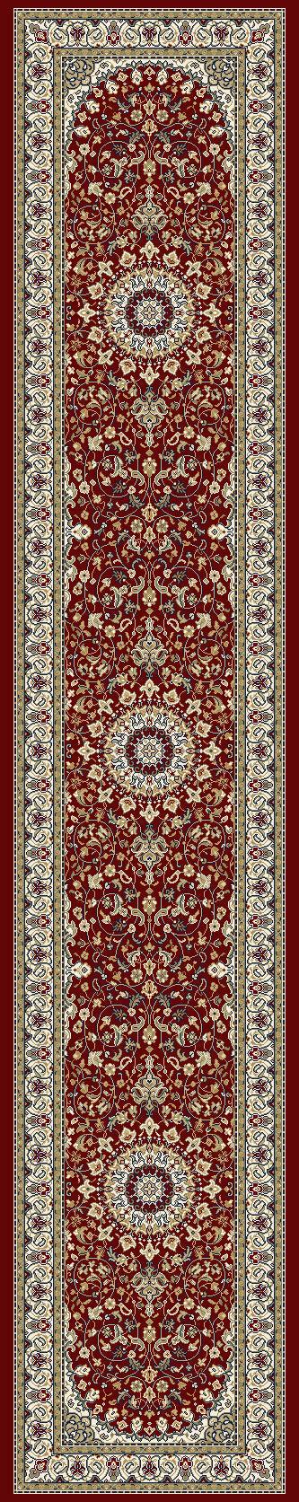 ANCIENT GARDEN 57119-1414 RED/IVORY - Modern Rug Importers