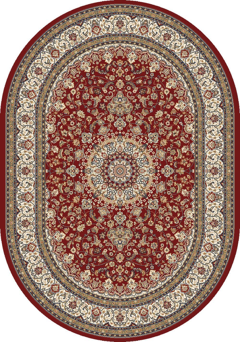 ANCIENT GARDEN 57119-1414 RED/IVORY - Modern Rug Importers