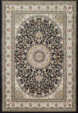 ANCIENT GARDEN 57119-3434 BLUE/IVORY - Modern Rug Importers