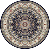 ANCIENT GARDEN 57119-3434 BLUE/IVORY - Modern Rug Importers