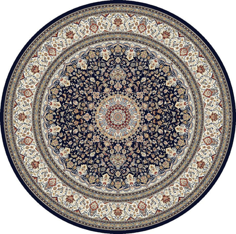 ANCIENT GARDEN 57119-3434 BLUE/IVORY - Modern Rug Importers