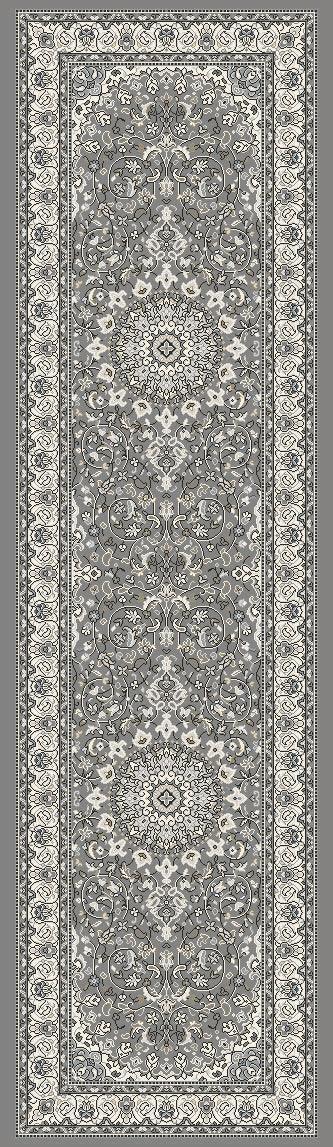 ANCIENT GARDEN 57119-5666 GREY/CREAM - Modern Rug Importers