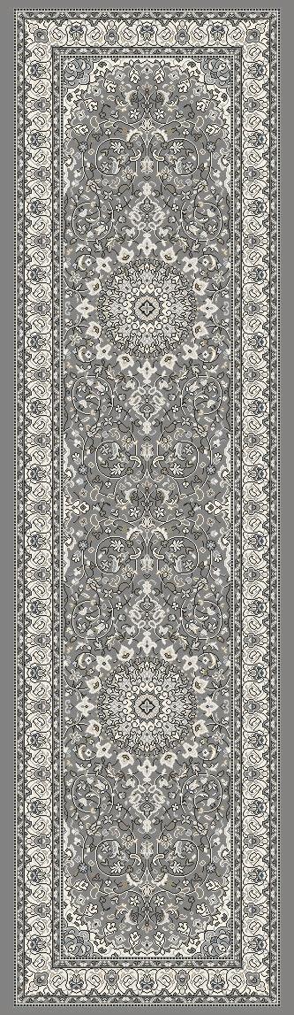 ANCIENT GARDEN 57119-5666 GREY/CREAM - Modern Rug Importers