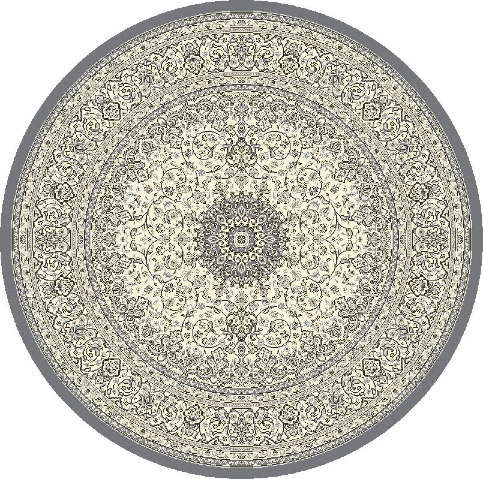 ANCIENT GARDEN 57119-5666 GREY/CREAM - Modern Rug Importers
