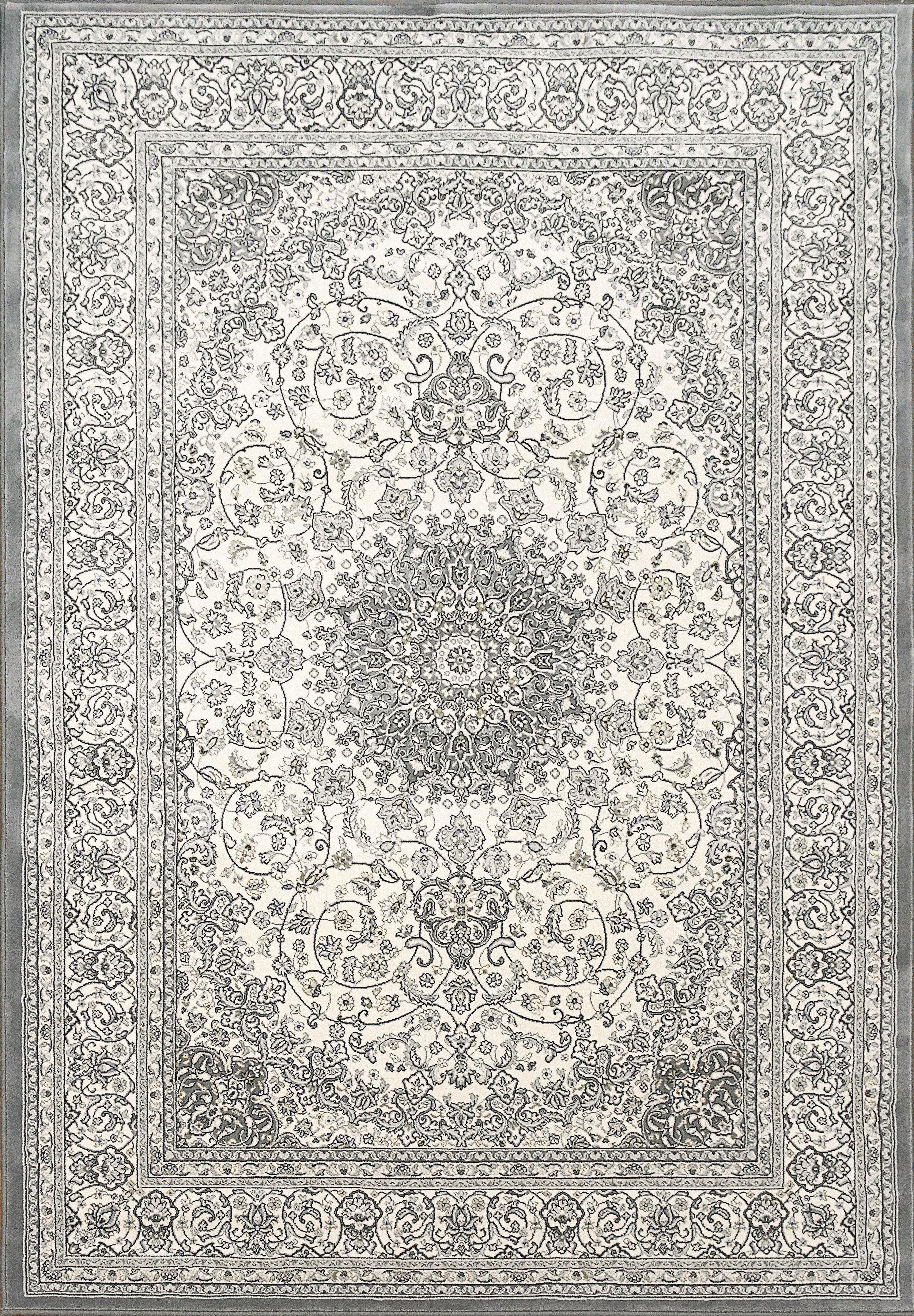 ANCIENT GARDEN 57119-6656 CREAM/GREY - Modern Rug Importers