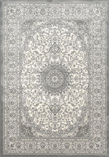 ANCIENT GARDEN 57119-6656 CREAM/GREY - Modern Rug Importers
