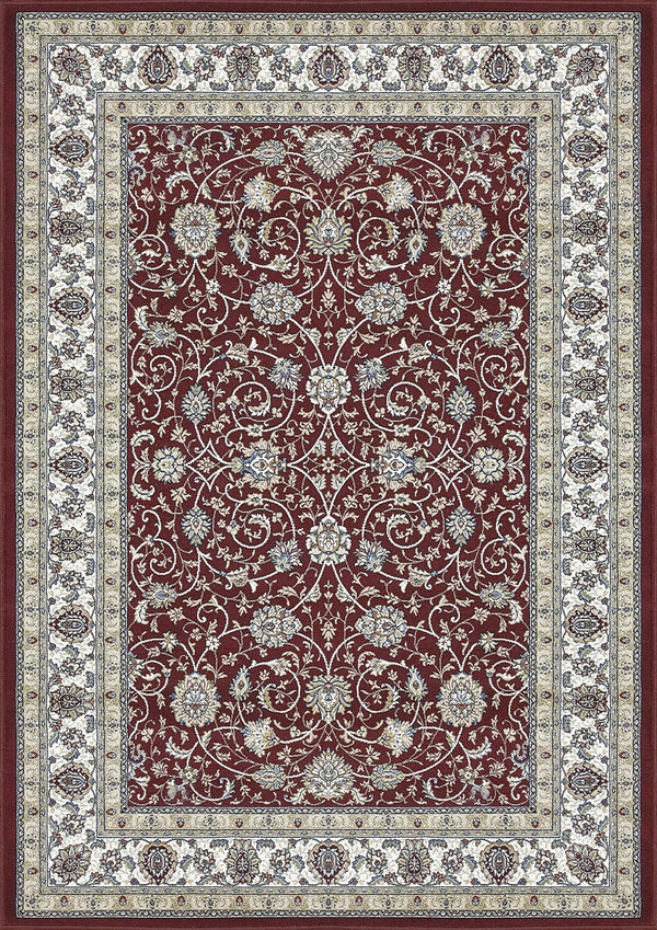 ANCIENT GARDEN 57120-1464 RED/IVORY - Modern Rug Importers