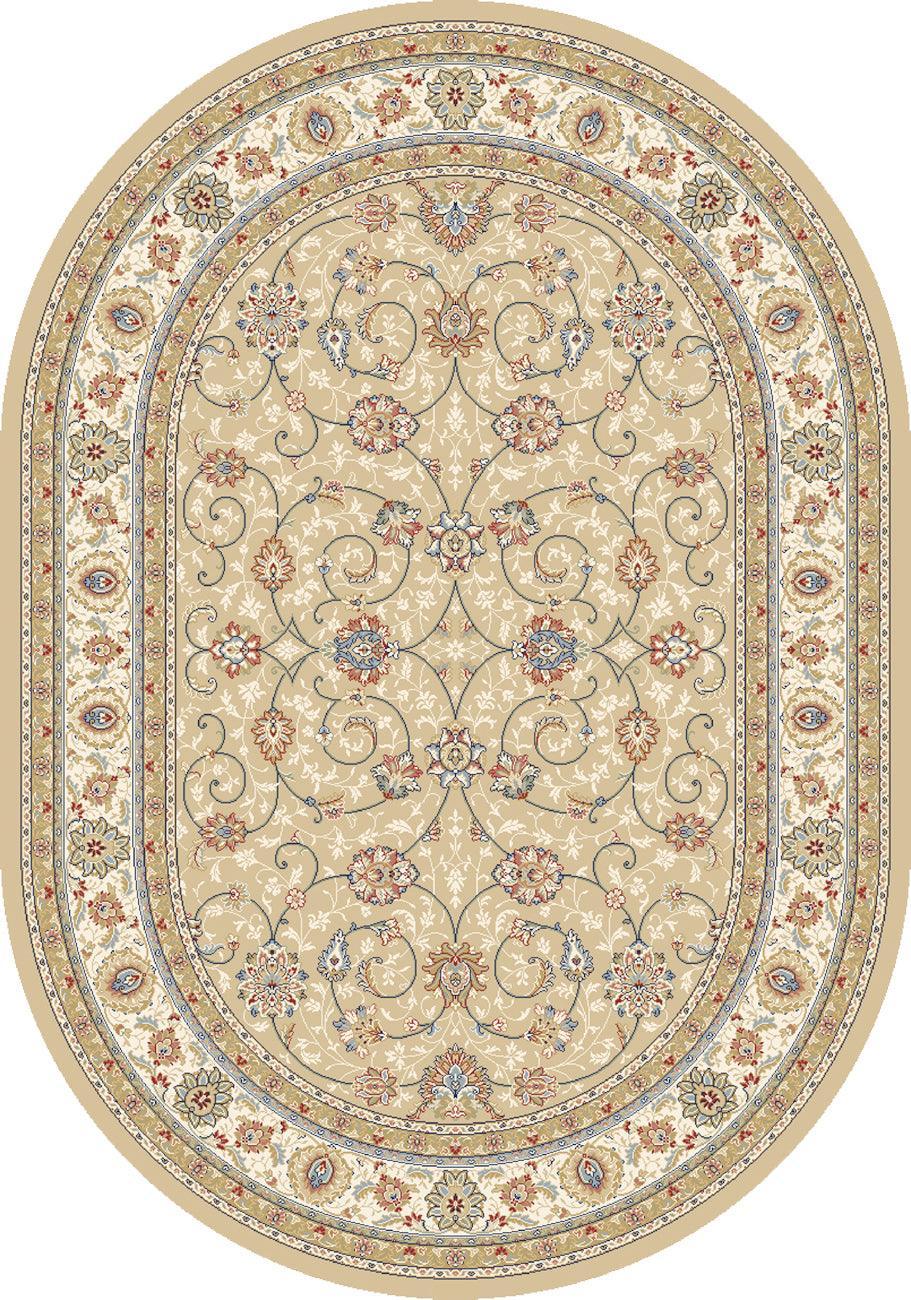 ANCIENT GARDEN 57120-2464 LT GOLD/IVORY - Modern Rug Importers