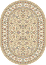 ANCIENT GARDEN 57120-2464 LT GOLD/IVORY - Modern Rug Importers