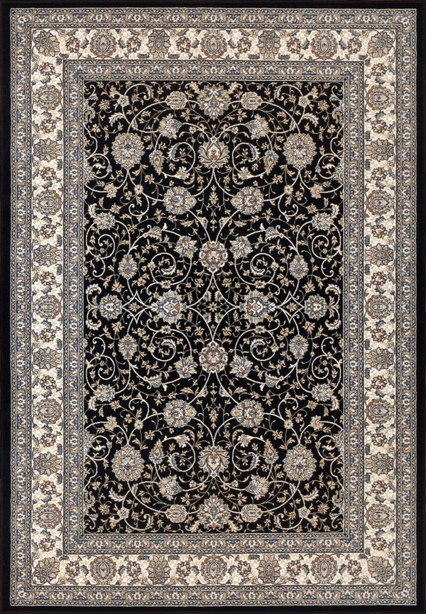 ANCIENT GARDEN 57120-3464 BLUE/IVORY - Modern Rug Importers