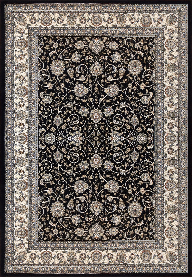 ANCIENT GARDEN 57120-3464 BLUE/IVORY - Modern Rug Importers