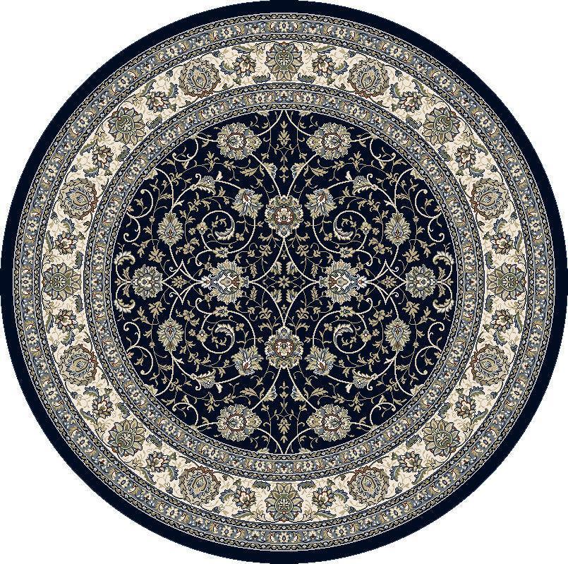 ANCIENT GARDEN 57120-3464 BLUE/IVORY - Modern Rug Importers