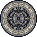 ANCIENT GARDEN 57120-3464 BLUE/IVORY - Modern Rug Importers