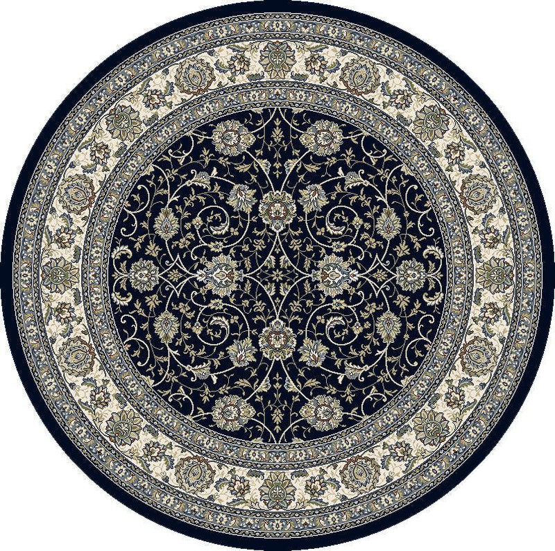 ANCIENT GARDEN 57120-3464 BLUE/IVORY - Modern Rug Importers