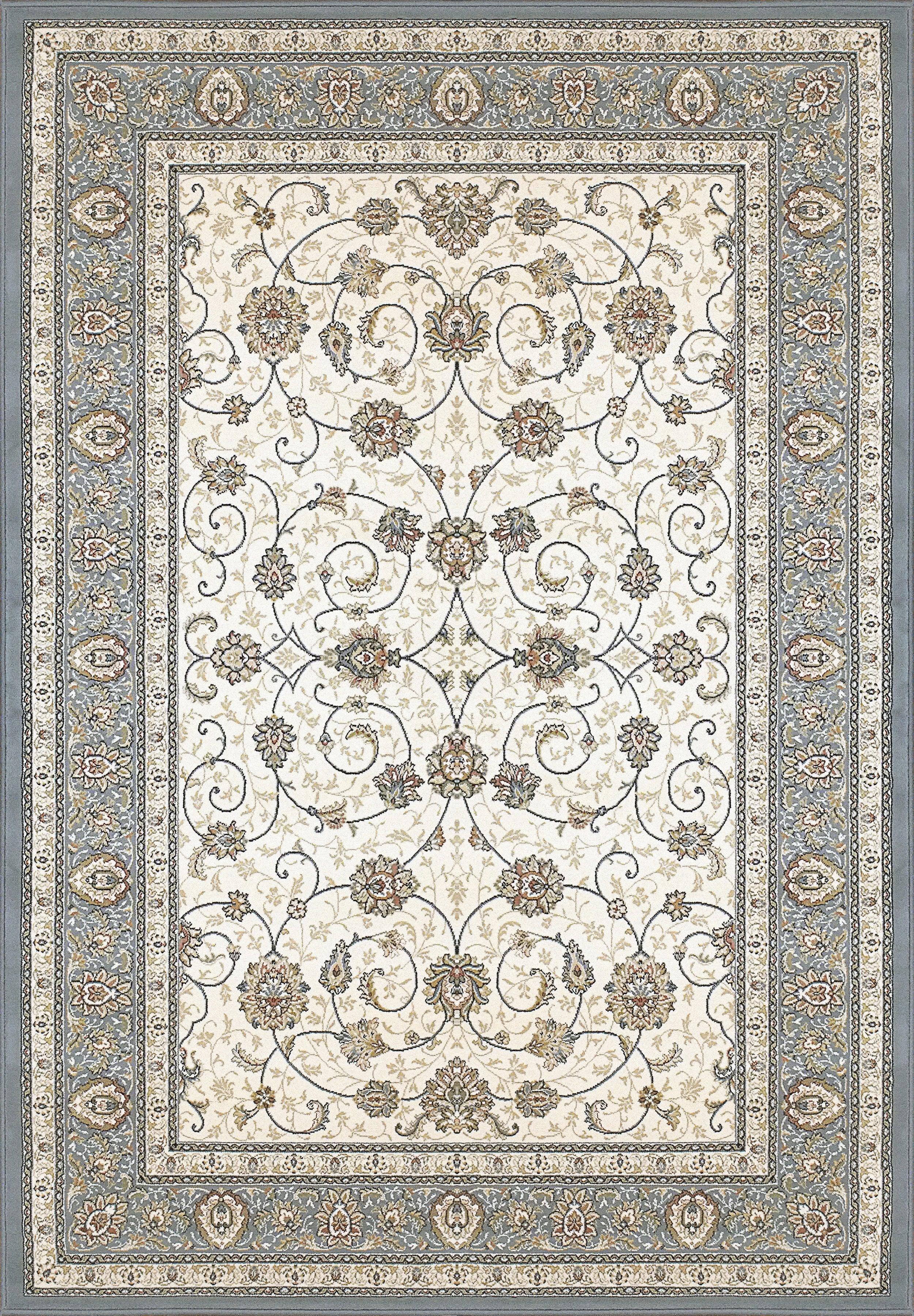ANCIENT GARDEN 57120-6454 IVORY/LIGHT BLUE - Modern Rug Importers