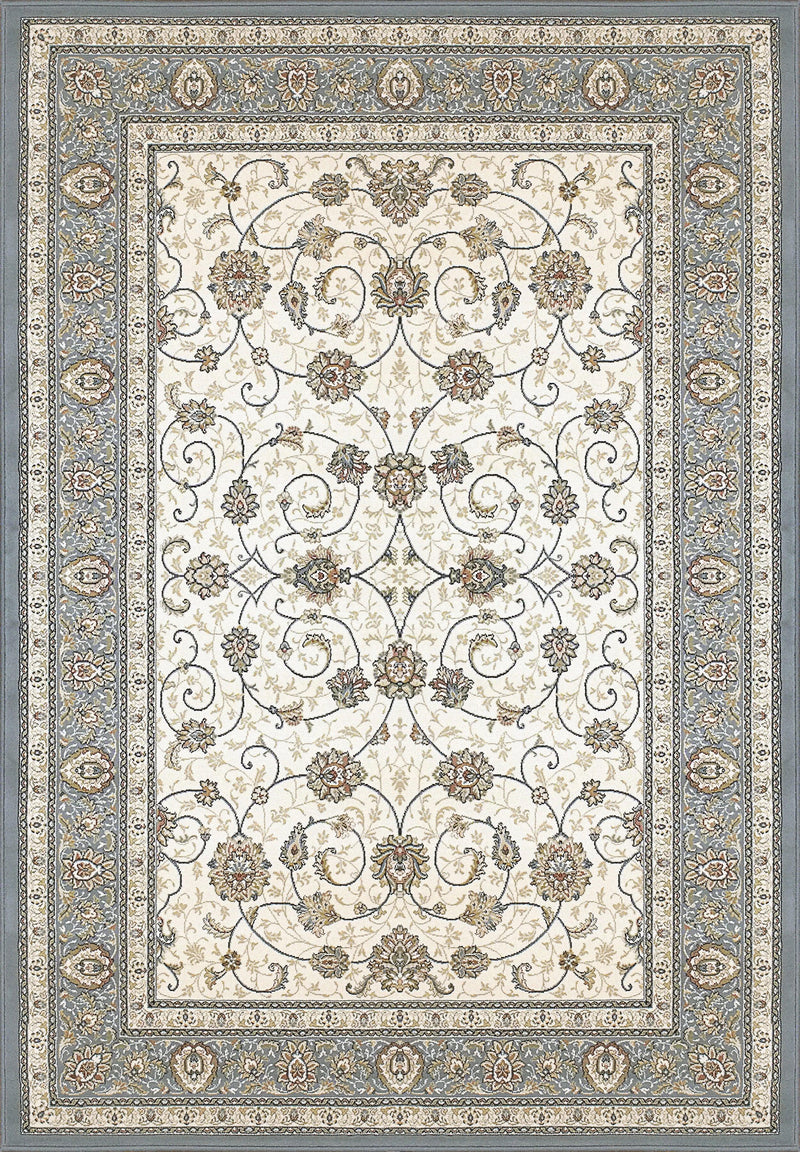 ANCIENT GARDEN 57120-6454 IVORY/LIGHT BLUE - Modern Rug Importers