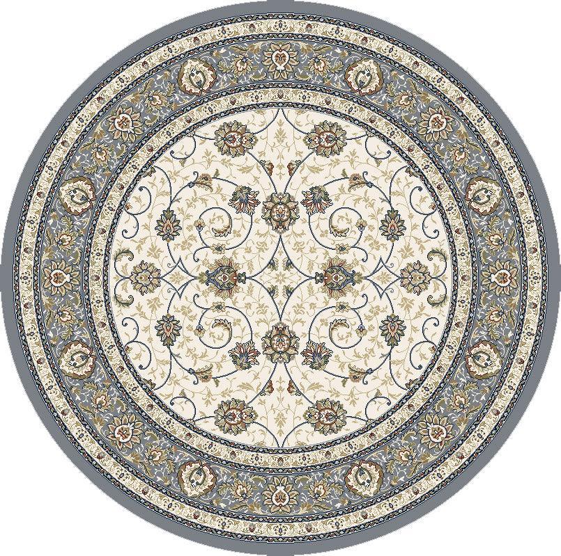 ANCIENT GARDEN 57120-6454 IVORY/LIGHT BLUE - Modern Rug Importers