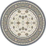 ANCIENT GARDEN 57120-6454 IVORY/LIGHT BLUE - Modern Rug Importers