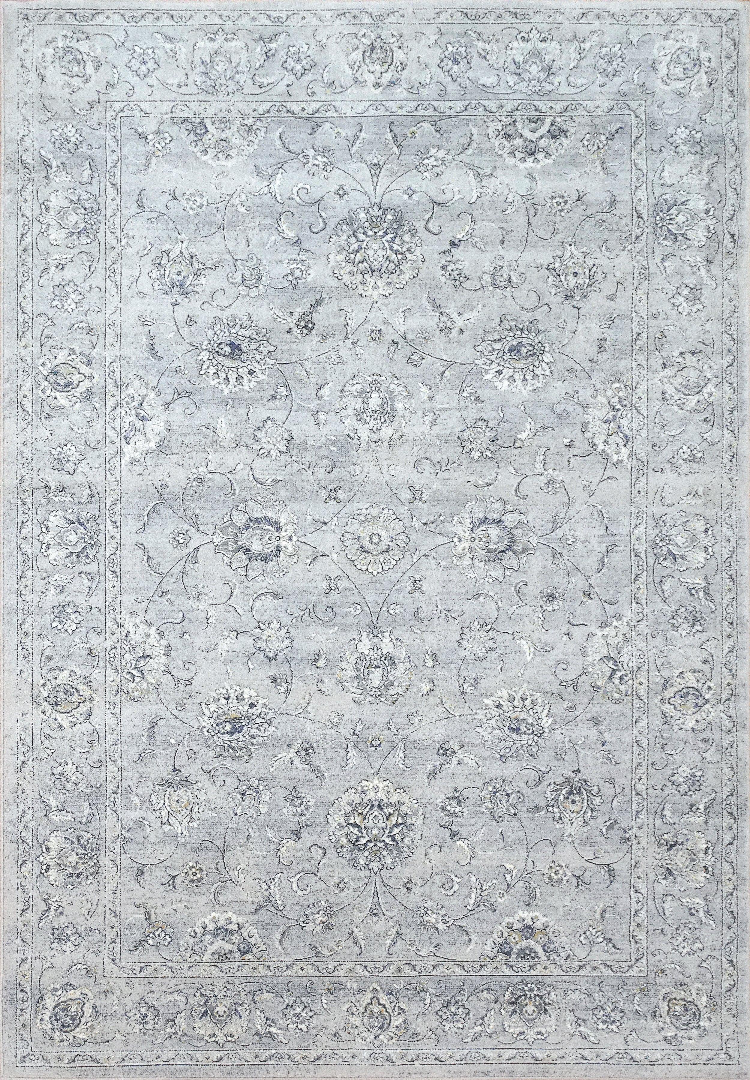 ANCIENT GARDEN 57126-9696 SILVER/GREY - Modern Rug Importers