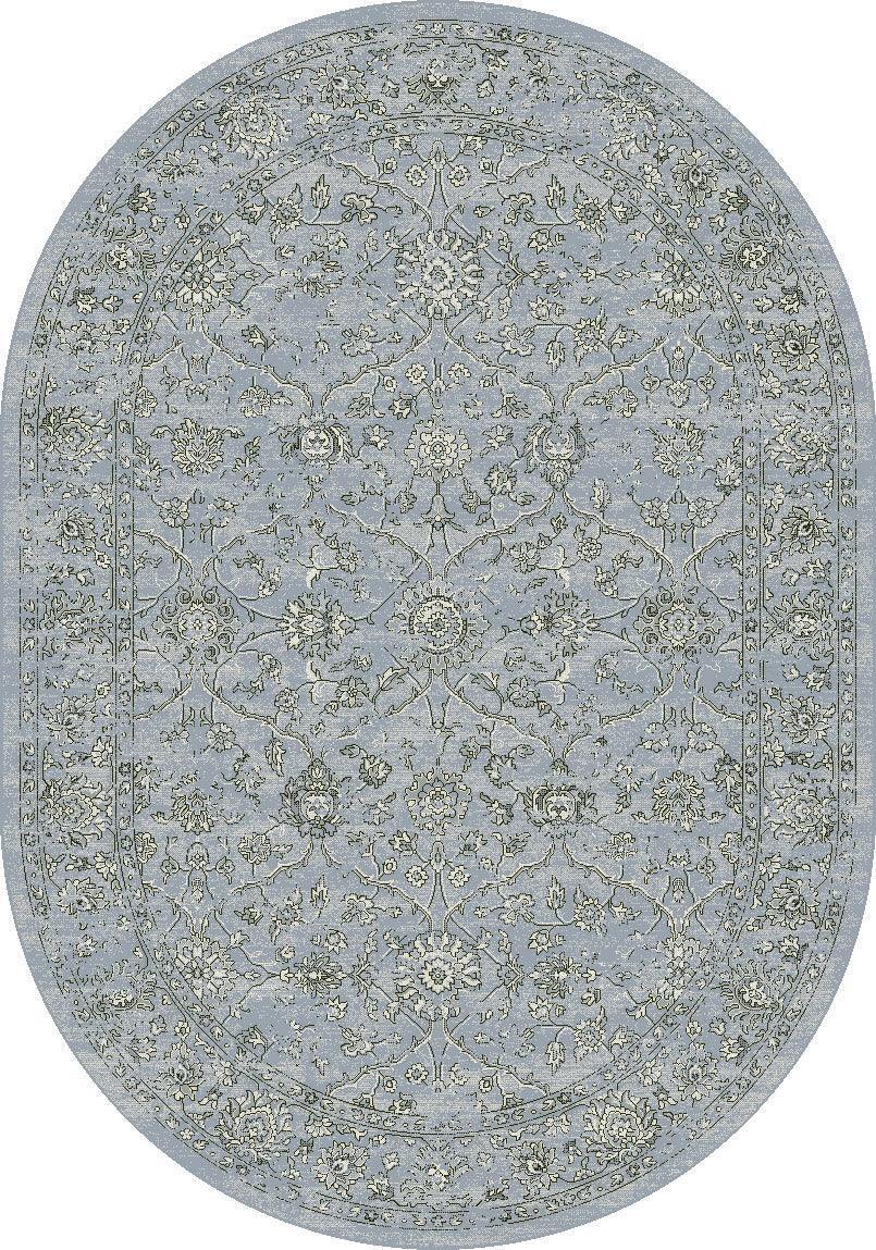 ANCIENT GARDEN 57136-4646 STEEL BLUE/CREAM - Modern Rug Importers