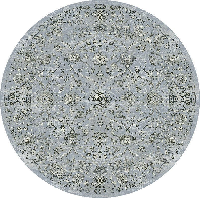 ANCIENT GARDEN 57136-4646 STEEL BLUE/CREAM - Modern Rug Importers