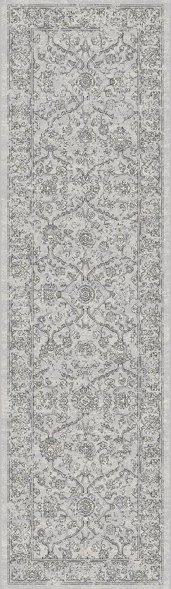 ANCIENT GARDEN 57136-9696 SILVER/GREY - Modern Rug Importers