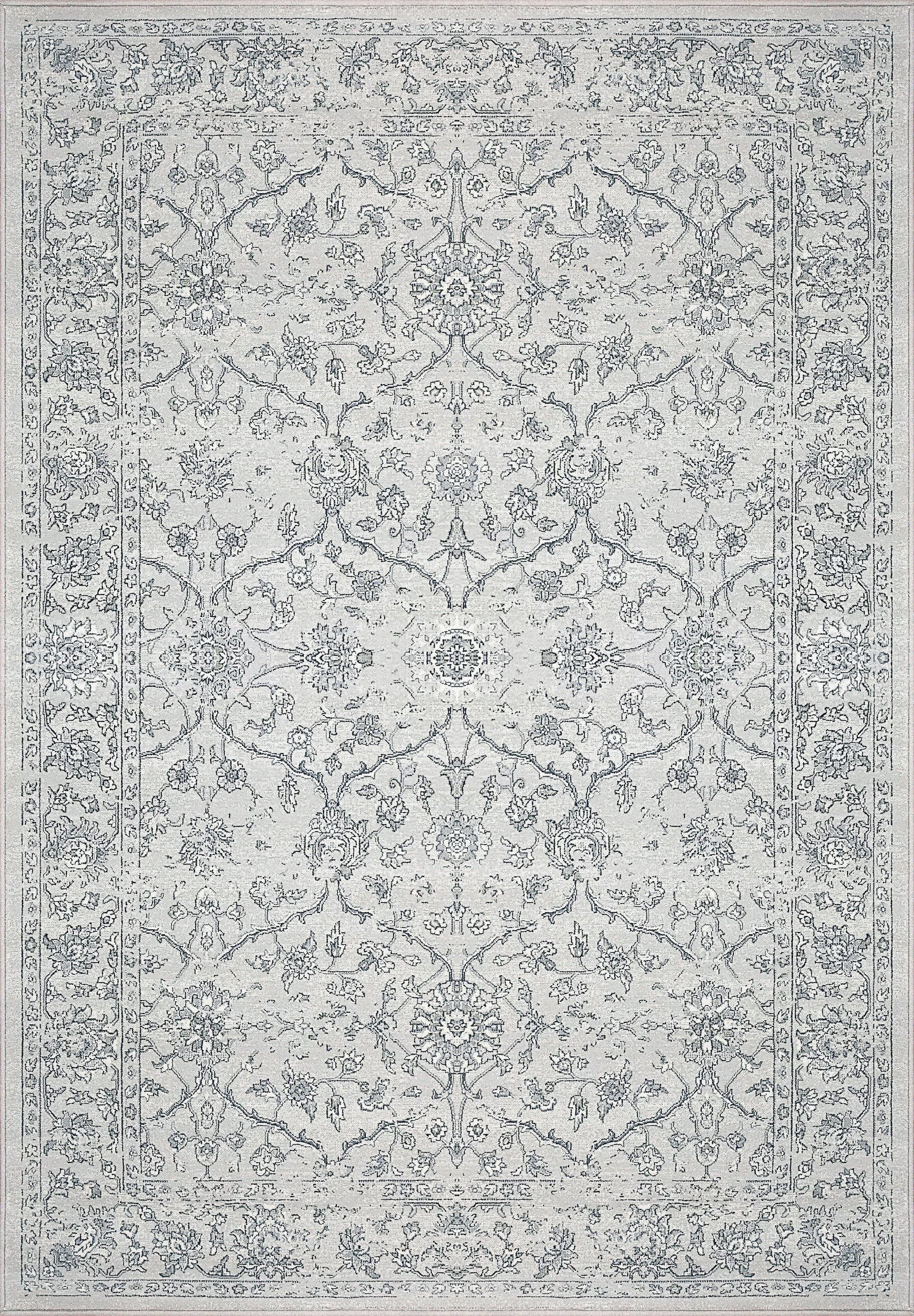 ANCIENT GARDEN 57136-9696 SILVER/GREY - Modern Rug Importers