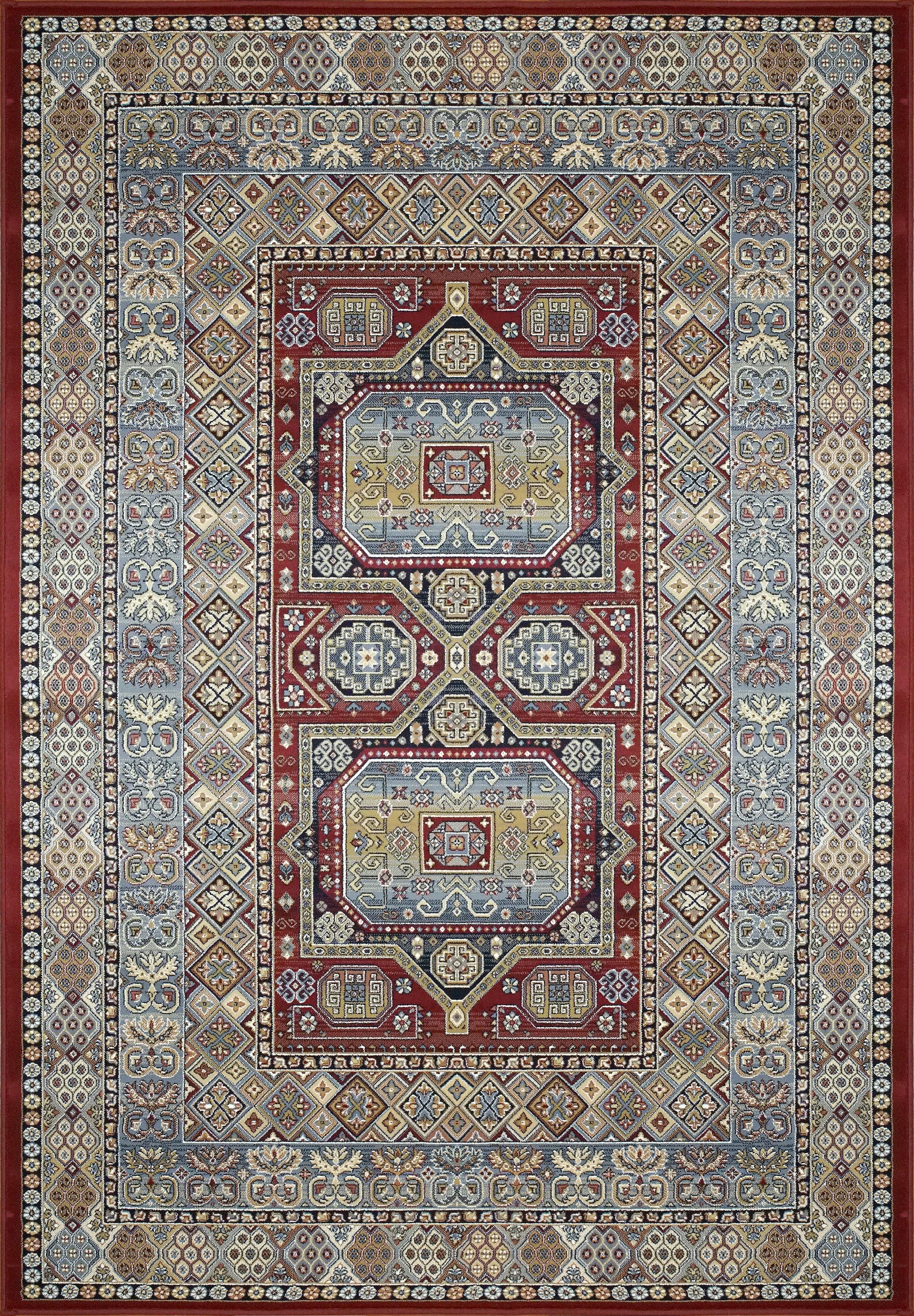 ANCIENT GARDEN 57147-1454 RED - Modern Rug Importers