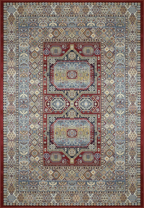 ANCIENT GARDEN 57147-1454 RED - Modern Rug Importers