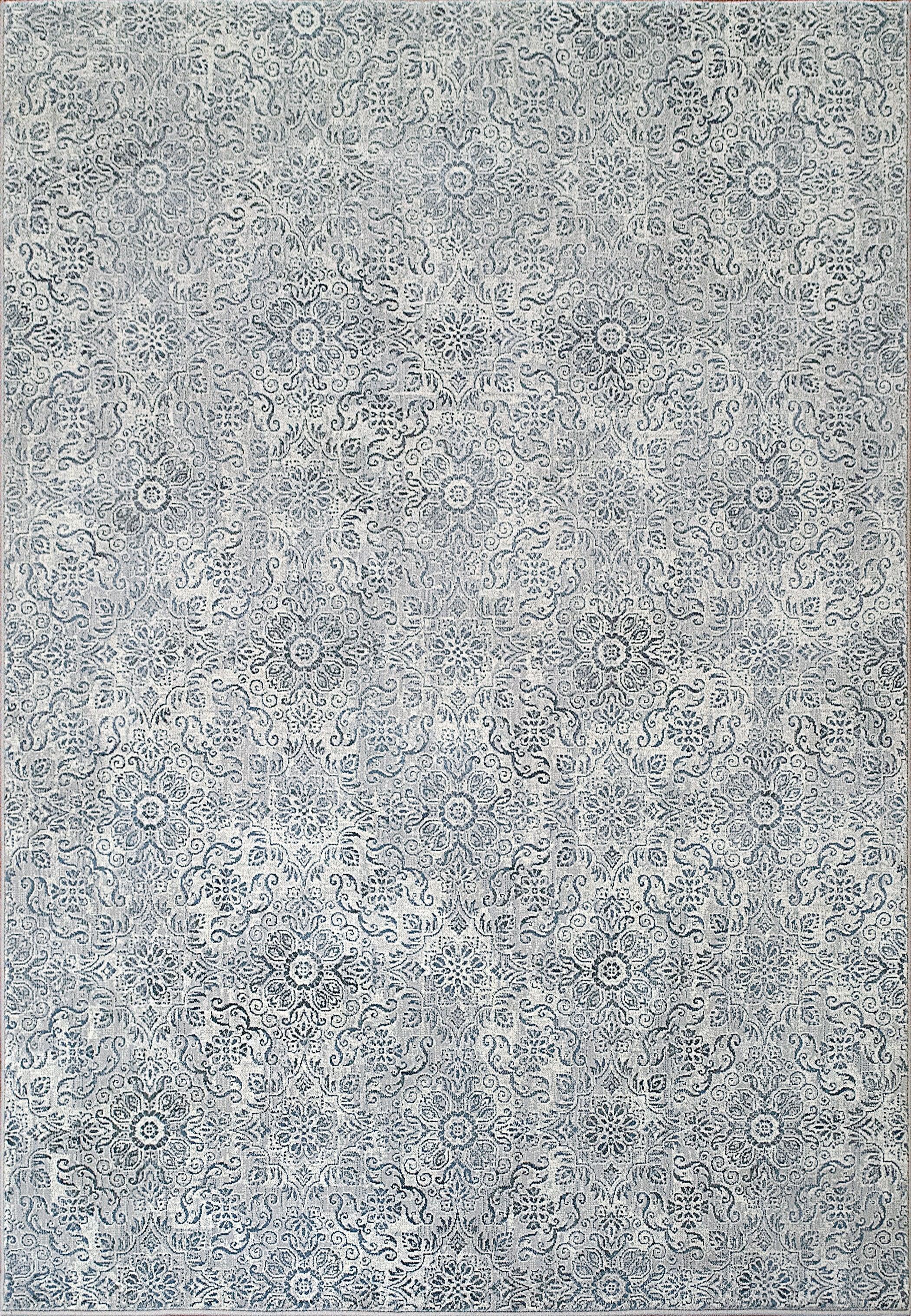 ANCIENT GARDEN 57162-9646 SILVER/GREY - Modern Rug Importers
