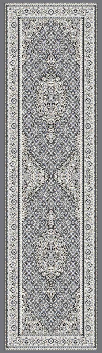ANCIENT GARDEN 57204-5666 GREY/CREAM - Modern Rug Importers