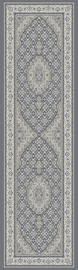 ANCIENT GARDEN 57204-5666 GREY/CREAM - Modern Rug Importers