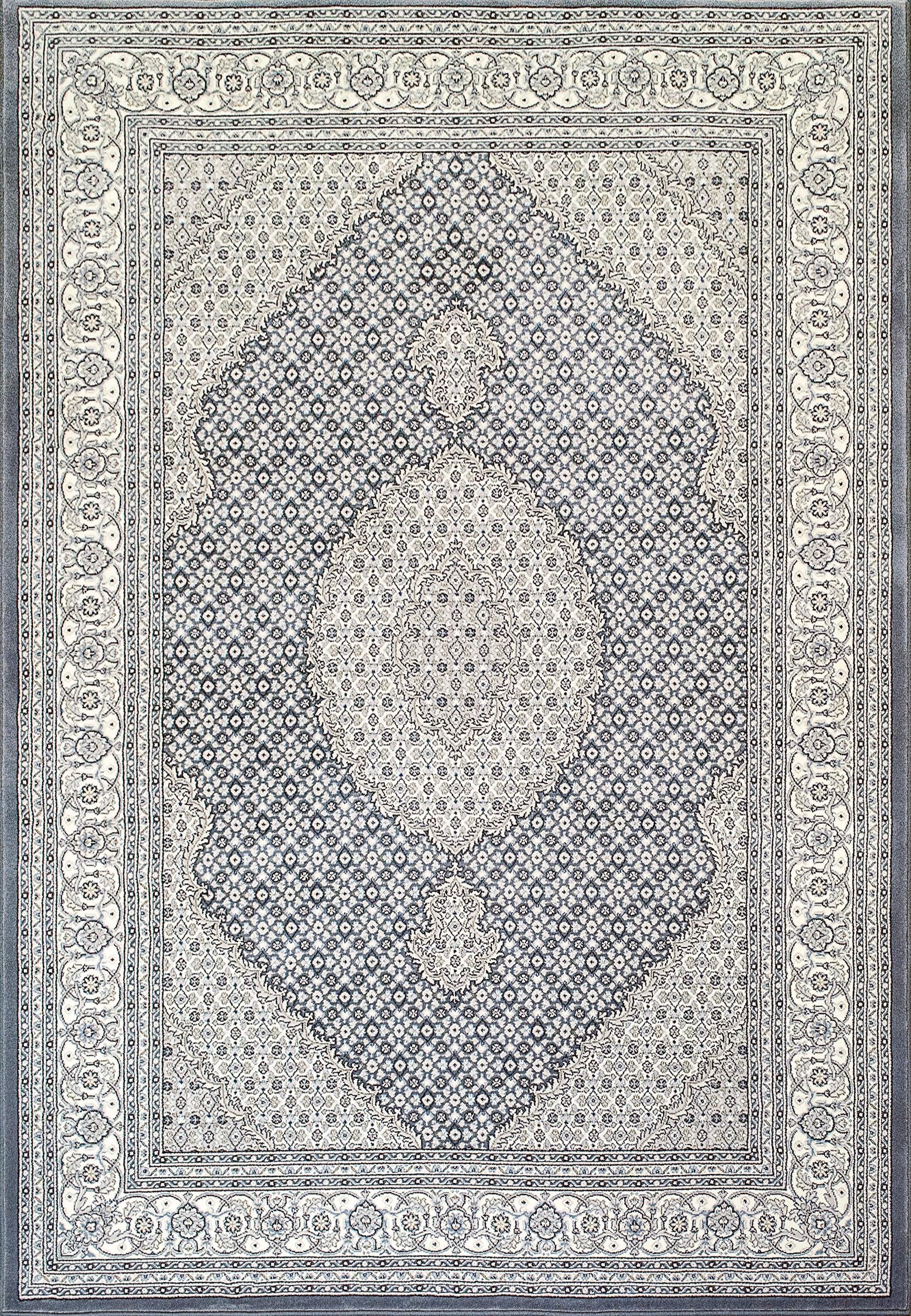 ANCIENT GARDEN 57204-5666 GREY/CREAM - Modern Rug Importers